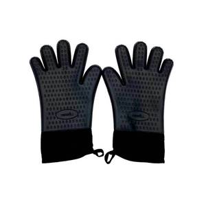 lot 33623 image: Grilling Gloves in Black Silicone (1-Pair)