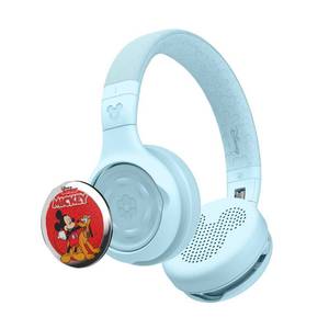 lot 38117 image: Disney StoryPhones Storytelling Foldable Bluetooth Kids Headphones, Intro Bundle with Mickey Mouse Story Disk (Light Blue), ON-STORYPH-DIS-BLUE