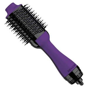 lot 38082 image: Revlon One-Step Ceramic Hair Dryer & Volumizer Hot Air Brush Purple