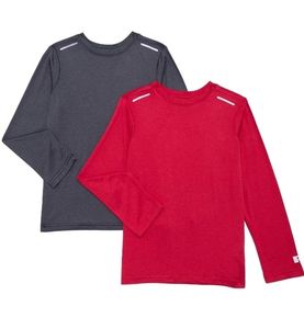 lot 38092 image: Russell Athletic Boys Performance Long Sleeve T-Shirt, 2-Pack, Size 1416