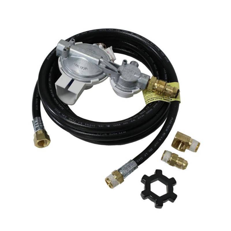 lot 15244 image: Mr. Heater F273684 Remote LP installation kit (Missing 2 pieces) - Retail $101