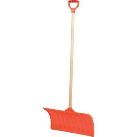 lot 15720 image: Bigfoot 21  Poly Pusher Snow Shovel Wooden Handle NOT Included