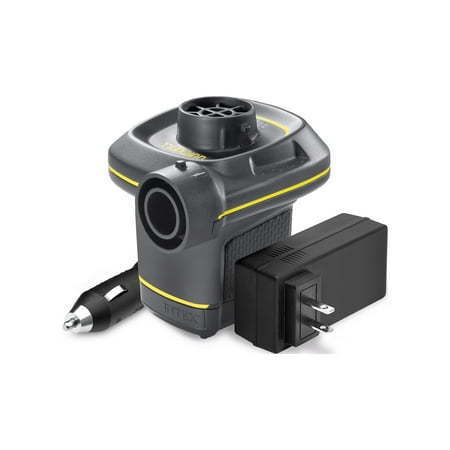lot 15766 image: Intex Quick-Fill  Black 12V 0.5 PSI 5A Air Pump (3 gal)-Not Powering on