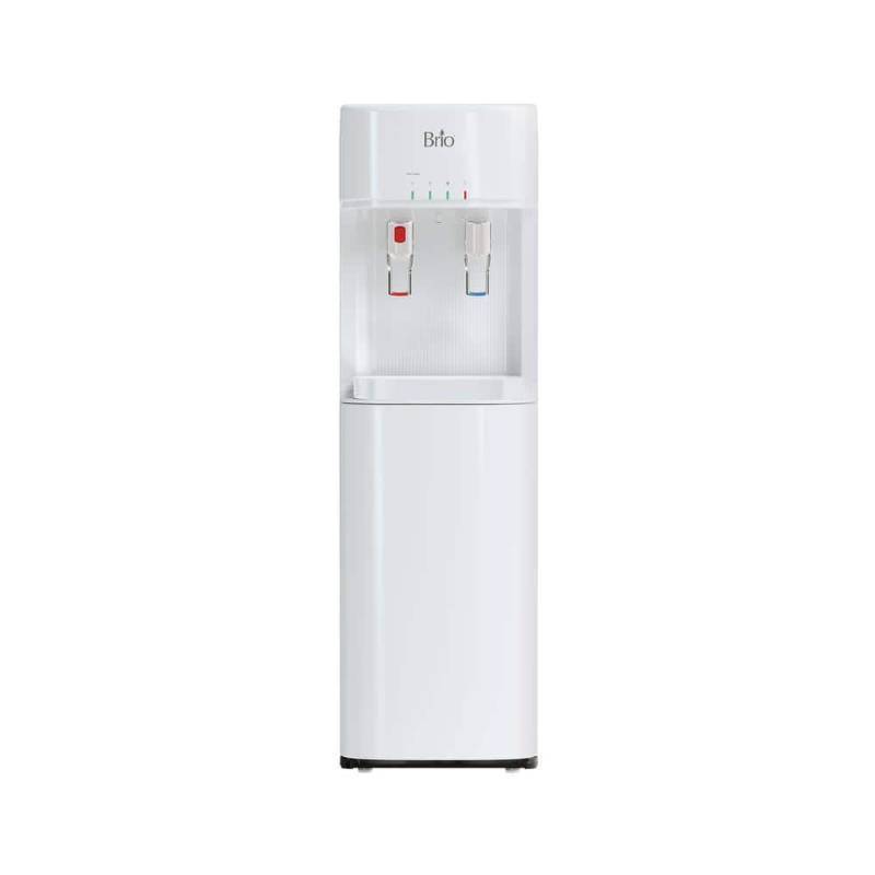 lot 35171 image: Brio Bottom Load Water Cooler Dispenser for 5 Gallon Bottles  Paddle Dispensing  CLBL320WSCP - Retail $173