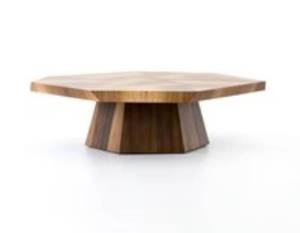 lot 35692 image: BROOKLYN COFFEE TABLE-BLONDE YUKAS (Base Only)- Retail $2,300