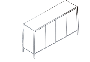 lot 35711 image: Sideboard  - Retail $230