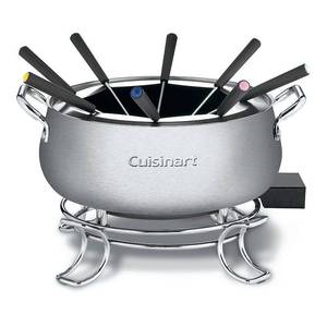 lot 15949 image: Cuisinart Electric 3-Quart Fondue Pot - Retail $140