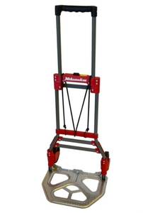lot 15954 image: Milwaukees Foldup Hand Truck Is Light Weight and has a 150 lb. Load capacity