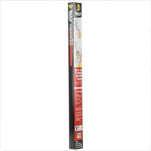 lot 15961 image: Duck Max Triple Draft (1.75 in. x 36 in.) Plastic Under-Door Seal, Clear