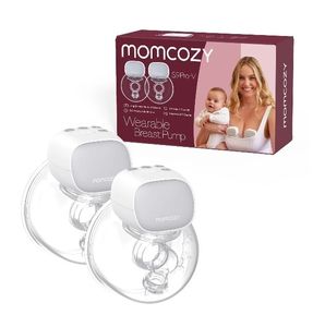 lot 33667 image: Momcozy S9 Pro-V Hands Free Electronic Wearable Breast Pump, 2Pack, Gray (Missing Accessories)