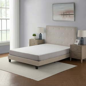 lot 33669 image: Better Homes & Gardens Matelasse Box Spring Cover Grey  -Queen