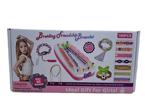 lot 33673 image: Braiding Friendship Bracelet Ideal Gift for Girls 189 Pieces Make 30 Bracelets