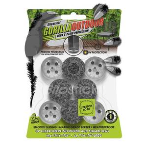 lot 38149 image: 2 Count of Gorilla Outdoor Clear Sleeve Berber Pads 1 in.