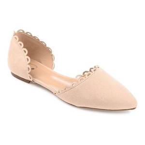 lot 38182 image: Journee Collection Womens Jezlin Scalloped Flats Womens Shoes -Size 10 - Retail $70