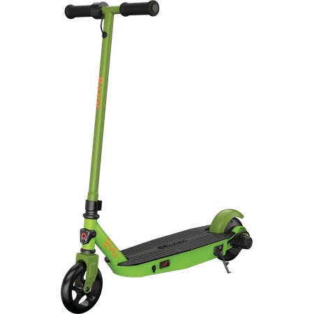 lot 35095 image: Razor Black Label E90 Electric Scooter - Green  for Child Ages 8 and up to 120 lbs  up to 10 mph - Retail $137