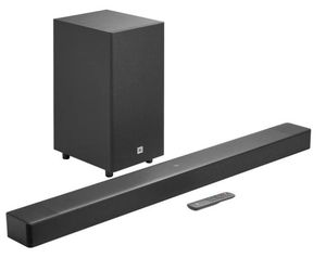 lot 14132 image: JBL Cinema SB595 3.1.2 Ch Soundbar with Wireless Subwoofer (Missing Controller, Damaged)- Retail $300