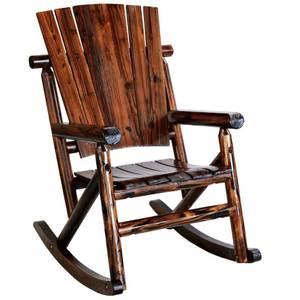 lot 15965 image: Leigh Country Char-log Rustic Single Rocker Without Star - Retail $160
