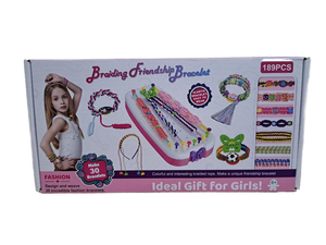 lot 33698 image: Braiding Friendship Bracelet Ideal Gift for Girls 189 Pcs Make 30 Bracelets