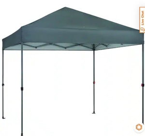 lot 35727 image: Everbilt10ft. X 10ft. Grey Straight Leg Instant Canopy Pop Up Tent Sto-N-Go - Retail $109