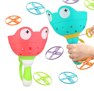 lot 38204 image: Manual Capture Game Outdoor Toys for Kids Ages 4-8 Flying Disc Launcher Toys Manual Capture Catching Outdoor Games for 3 4 5 6 7 8 Years Old - Outside Toys for Toddlers 3-5 Christmas Easter Birthday Gifts Boys Girls&nbsp