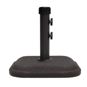 lot 33710 image: StyleWell 26 lb. Concrete and Resin Patio Umbrella Base in Black