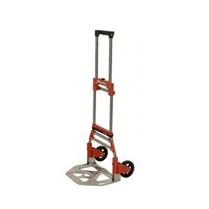 lot 35756 image: GLEASON INDUSTRIAL 73777 150LB Flood Hand Truck (Missing Bungee)  - Retail $173