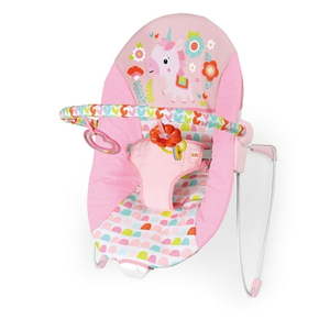 lot 35780 image: Bright Starts Fantasy Unicorn Vibrating Baby Bouncer