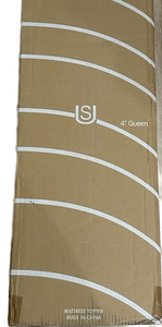 lot 35782 image: 4 Queen Mattress Topper, Gel-Infused Memory Foam Mattress  - Retail $60