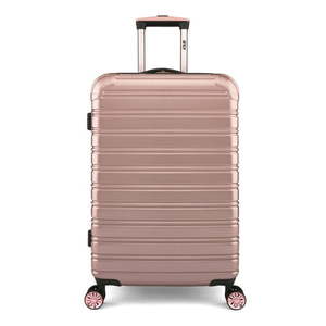 lot 35801 image: iFLY Hardside Fibertech Luggage 24 Checked Luggage  -Navy NOT Gold- - Retail $108