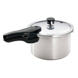 lot 37030 image: Presto 4-Quart Aluminum Pressure Cooker (Model 01241)