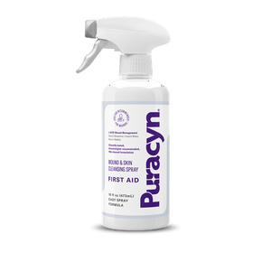 lot 38308 image: Puracyn First Aid Wound and Skin Cleansing Spray  16 Fluid Ounce BEST BY 09222027
