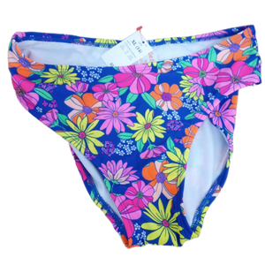 lot 38324 image: Cat & Jack Girls Floral Print Bikini Bottom -Size XL