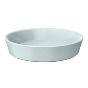 lot 38333 image: Beautiful 9 Stoneware Pie Dish  Hydrangea by Drew Barrymore