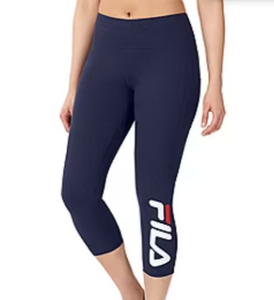 lot 38341 image: FILA Navy Athletic Leggings Womens Size 8