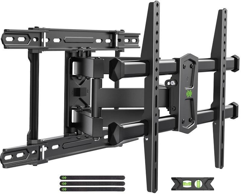 lot 15843 image: USX MOUNT UL Listed TV Wall Mount for 42-84 TVs up to 110lbs and 8-24 Wood Studs, TV Mount with Tilt, Swivel & Extension, Wall Mounts Bracket with Dual Articulating Arms, Max VESA 600x400mm (The e screws are not Included)- Retail $66
