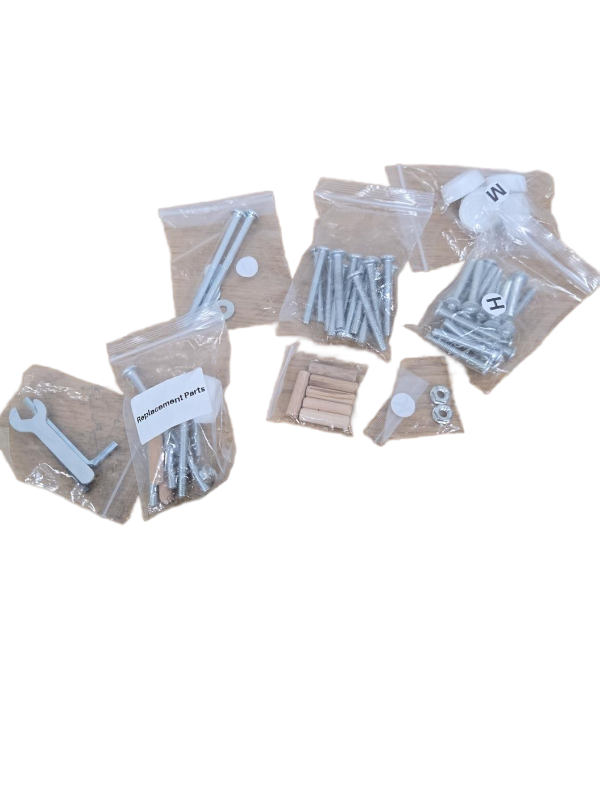 lot 34653 image: Hardware Replacement Parts Kit with Screws Bolts and Tools