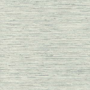 lot 33737 image: RoomMates Light Gray Grasscloth Peel and Stick Wallpaper  20.5 in x 18 ft