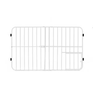 lot 33739 image: Carlson Pet 24 Tall Expandable Gate with Small Pet Door