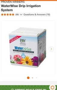 lot 33747 image: PROVEN WINNERSWaterWise Drip Irrigation System - Retail $50