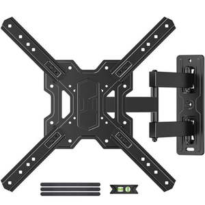 lot 38396 image: USX MOUNT Full Motion TV Wall Mount Bracket with Swivel Arm for 23 to 55 Inch TVs  Holds up to 77 lbs