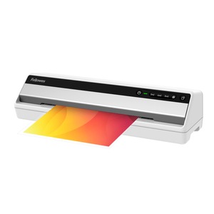 lot 33772 image: Fellowes Saturn 125 Laminator with Pouch Starter Kit - Retail $101
