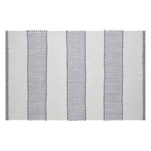 lot 37071 image: IndoorOutdoor Striped Accent Rug, Blue and White (38 x 58) by My Texas House
