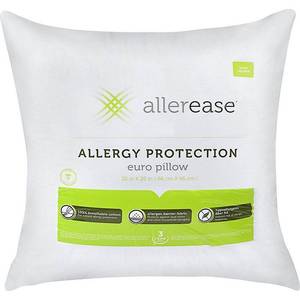 lot 37076 image: Aller-Ease Medium Standard Cotton Euro Pillow 26x26