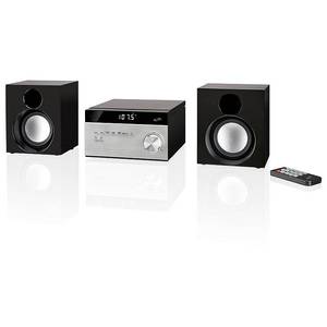 lot 38411 image: iLive Home Music System Bluetooth CD Player with Alarm Clock & AMFM Radio