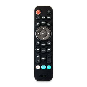 lot 38468 image: onn. Universal 3-Device Remote  Black  Compatible for TV  Streaming  Soundbar