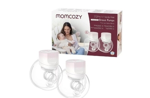 lot 39003 image: Momcozy S12 Pro V Hands-Free Wearable Breast Pump Set - Retail $110