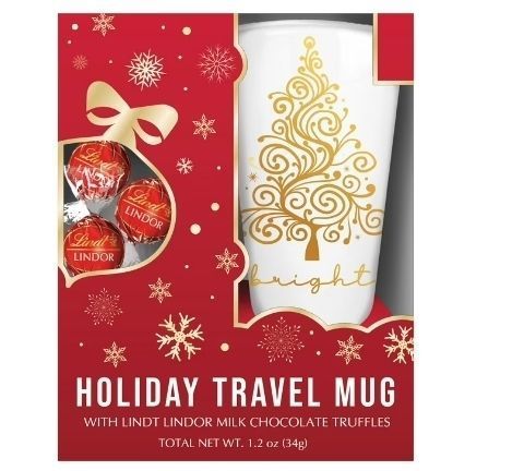 lot 35098 image: Lindt Travel Mug Gift Set