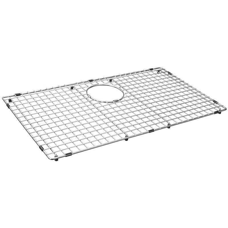 lot 15480 image: Serene Valley Sink Bottom Grid 29-12 x 16-12, Rear Drain with Corner Radius 316, Sink Grids Stainless Steel NDG3017R - Retail $53