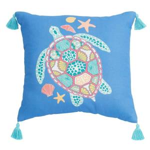 lot 33825 image: Turtle Island Outdoor Throw Pillow 2 Pack