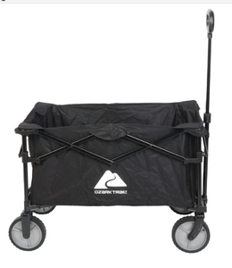 lot 35877 image: Ozark Trail Multi-Purpose Big Bucket Cart, Black Wagon - Retail $55